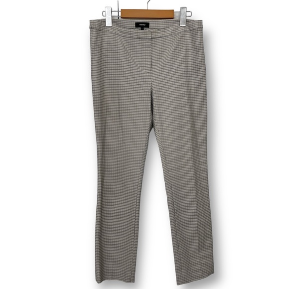 Theory Plaid Classic Skinny Pants - Picture 1 of 9